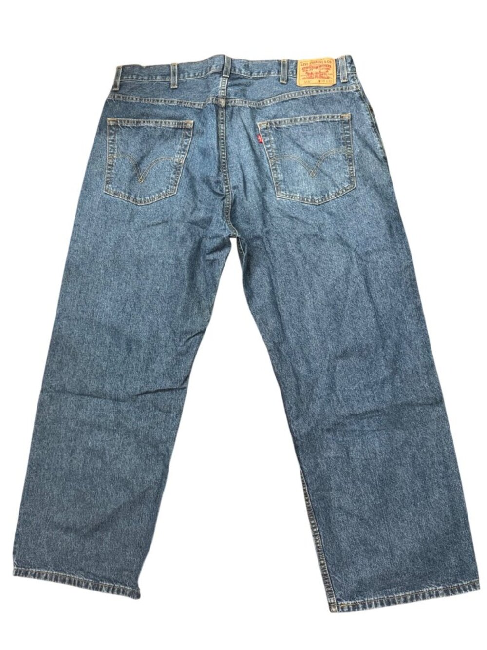 Vintage Levis 569 Loose Straight Fit Jeans W38 L30 Mens Blue Denim